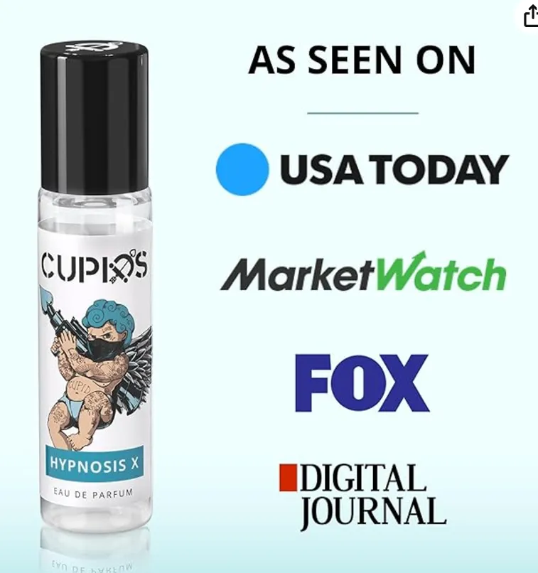 cupid cologne Hypnosis Cupid Roll-on 10ml for Men - Original Oil Pheromone Perfume for Men as seen on usa today 