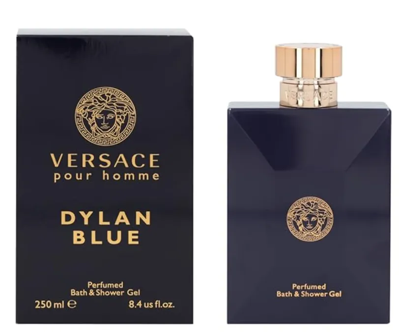 best mens cologne Versace Dylan Blue  Versace Pour Homme Dylan Blue for Men 8.4 oz Perfumed Bath & Shower Gel