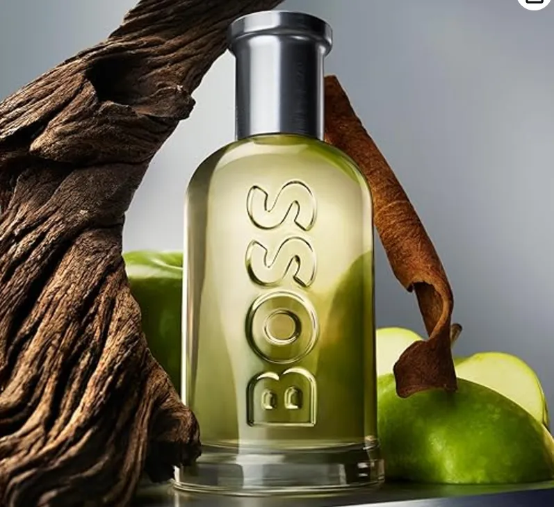 best mens cologne Hugo Boss Bottled Eau de Toilette – Woody Men's Cologne – With Notes of Apple, Cinnamon & Wood – Luxury Perfumes for Men – Long Lasting Fragrance