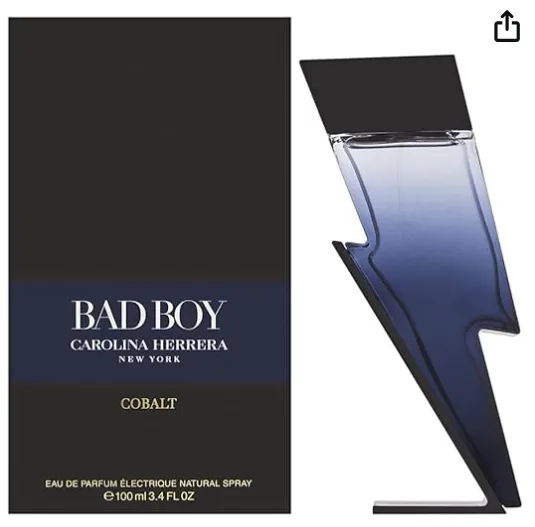 bad boy cologne Carolina Herrera Bad Boy Cobalt Eau De Parfum Spray For Men, 3.4 Ounce